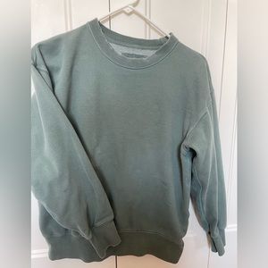 Green American eagle size XXS crew neck